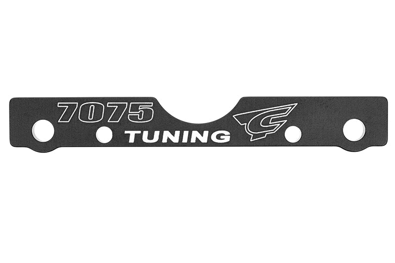 00180-682 - Suspension Arm Mount - FR - Swiss Made 7075 T6 - 3mm - Hard Anodized - Black - Made In Italy