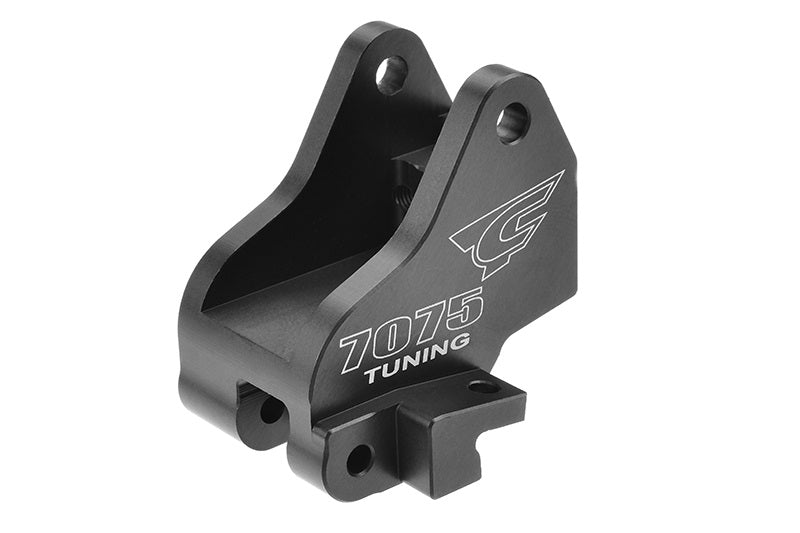 00180-828 - Chassis Brace Holder, Shock Tower Stiffener, Rear, Swiss Made 7075 T6, Black, Made in Italy