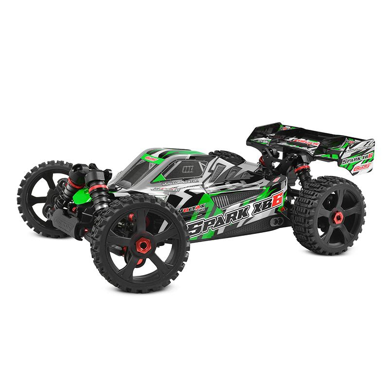 00285-G - Spark XB6 1/8 6S Basher Buggy, RTR, Green
