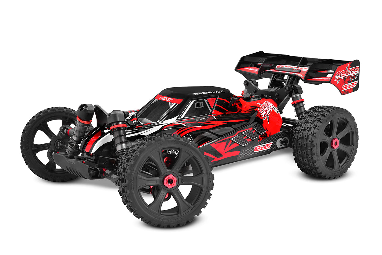 00288-R - Asuga XLR 6S RTR Racing Buggy - Red, Large Scale