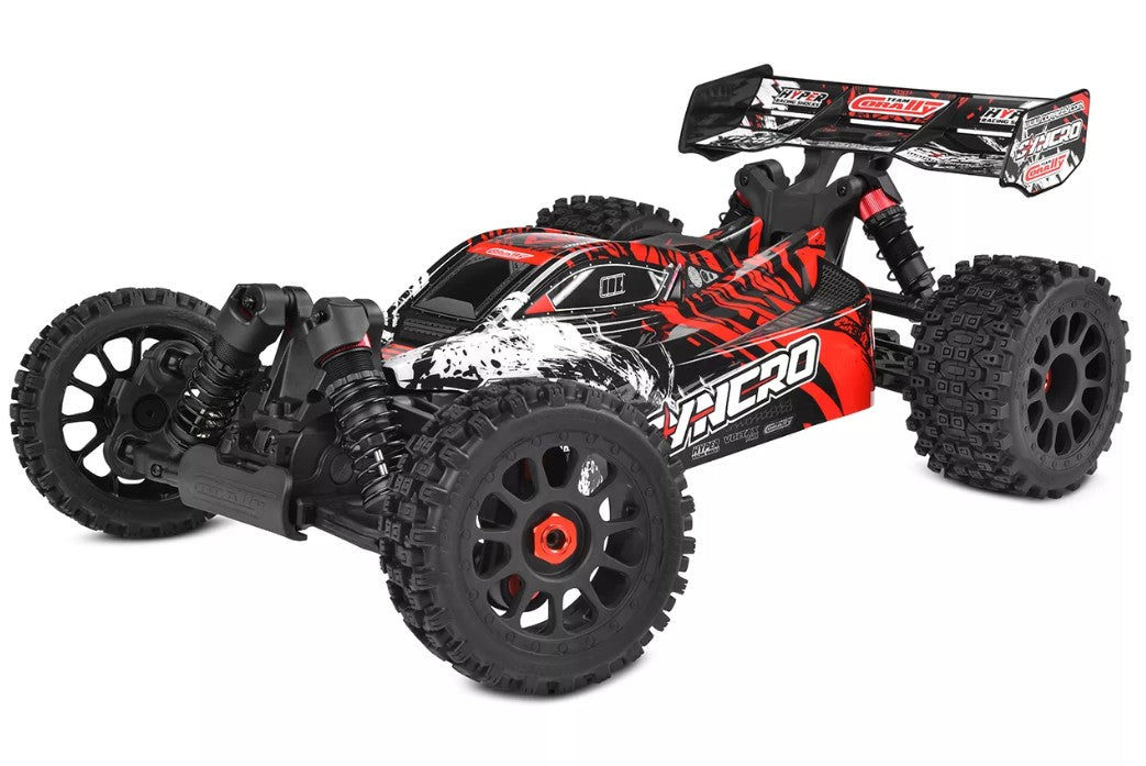 00289-R - Syncro 2WD 1/8 3-4S Brushless Off Road Buggy, RTR, Red