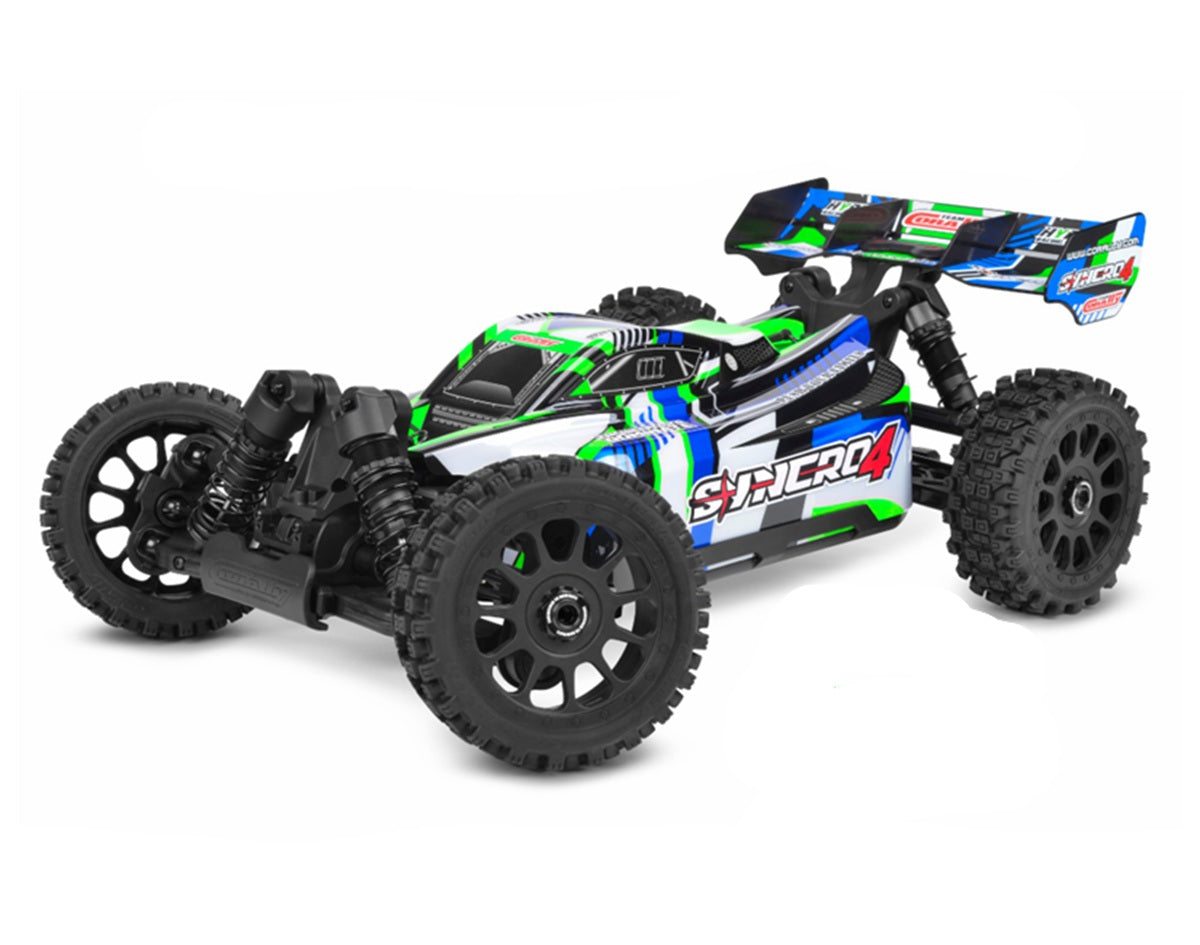 00295-G - SYNCRO-4 1/8 Off-Road RTR Buggy, Green - Blue