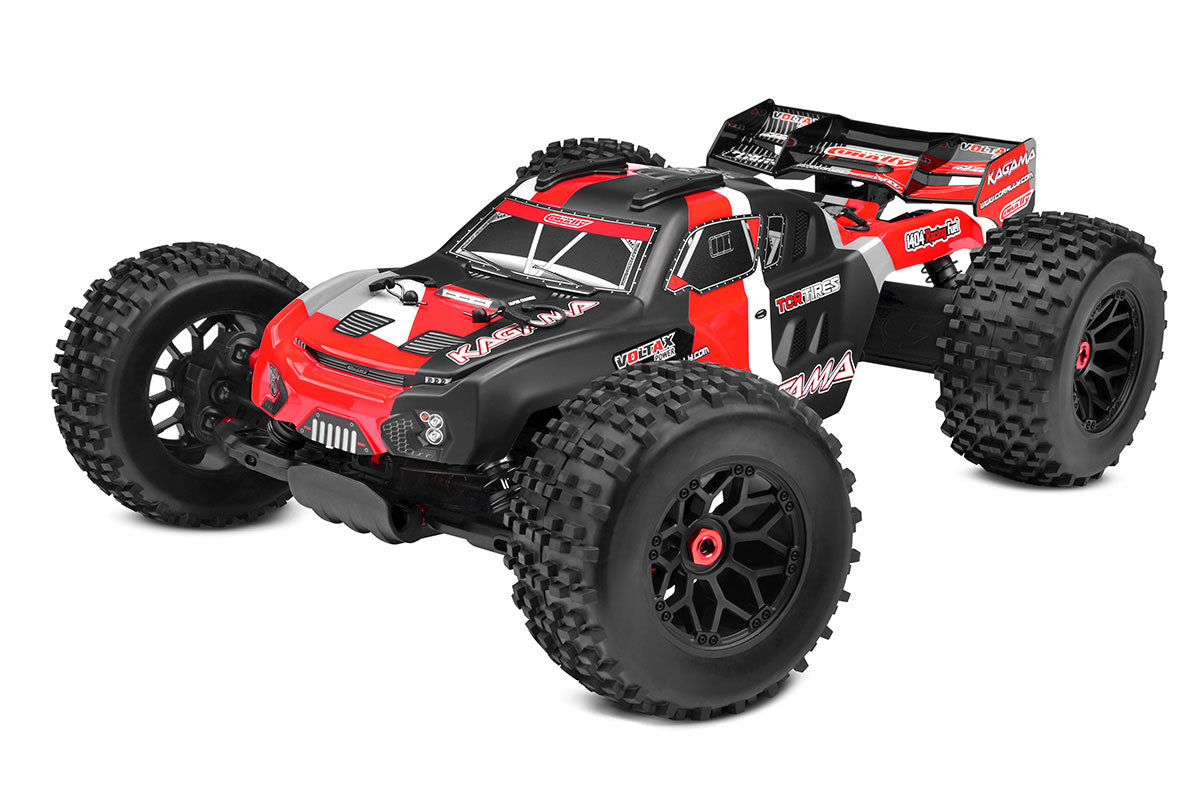 00474-R - Kagama XP 6S Monster Truck, Roller Chassis Version, Red