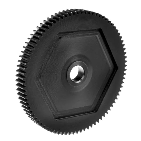 00140-137 - Spur Gear 48DP - 84 Teeth - SLipper Clutch - Composite - 1pc