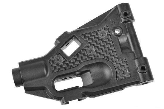 00180-107 - Suspension Arm Cover, Stiffener, XB Pro, Front Lower, L/R, Carbon 2mm, 1 Pair