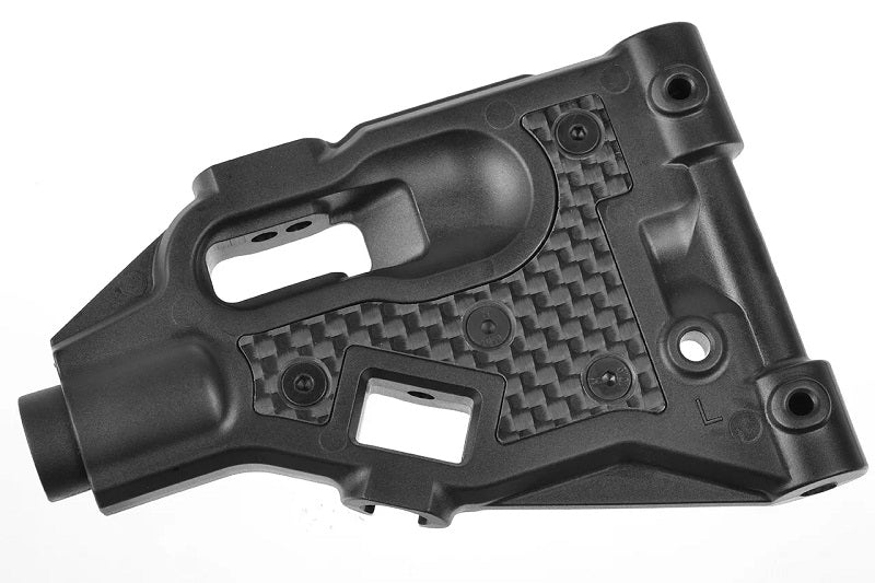 00180-107 - Suspension Arm Cover, Stiffener, XB Pro, Front Lower, L/R, Carbon 2mm, 1 Pair