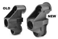 00180-108 - Wide Steering Block with Ball Cups Front, Composite for Dementors, Jambo, Punisher, Kronos, Kagama
