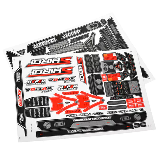 00180-125 - Body Decal Sheet - Shiroi - 1 pc
