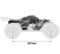 00180-1324 - Polycarbonate Body - Kagama 4 - Clear - Cut - Decals - 1pc