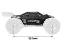 00180-132 - Polycarbonate Body - Punisher 4 - Painted - Cut - Decals - Color Red - 1pc