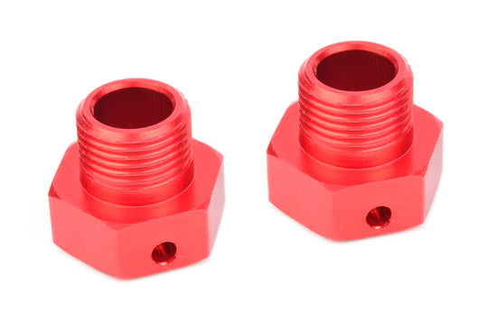 00180-329 - Wheel Hex Adapter, Wide RTR, Aluminum, 2 pcs for Dementor, Kronos, Python, Shogun, Kagama