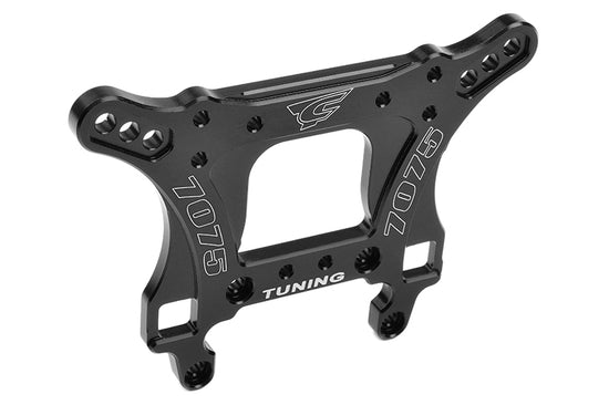 00180-420 - Shock Tower - Front - Swiss Made 7075 T6 - 5mm - Hard Anodized - Black