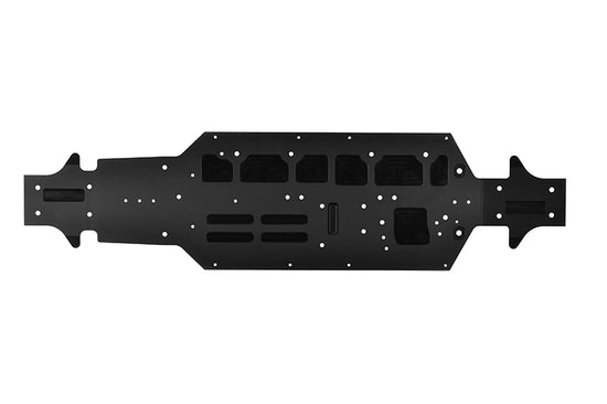 00180-678 - Chassis LWB - Swiss Made 7075 T6 - 3mm - Hard Anodized - Black - Made In Italy