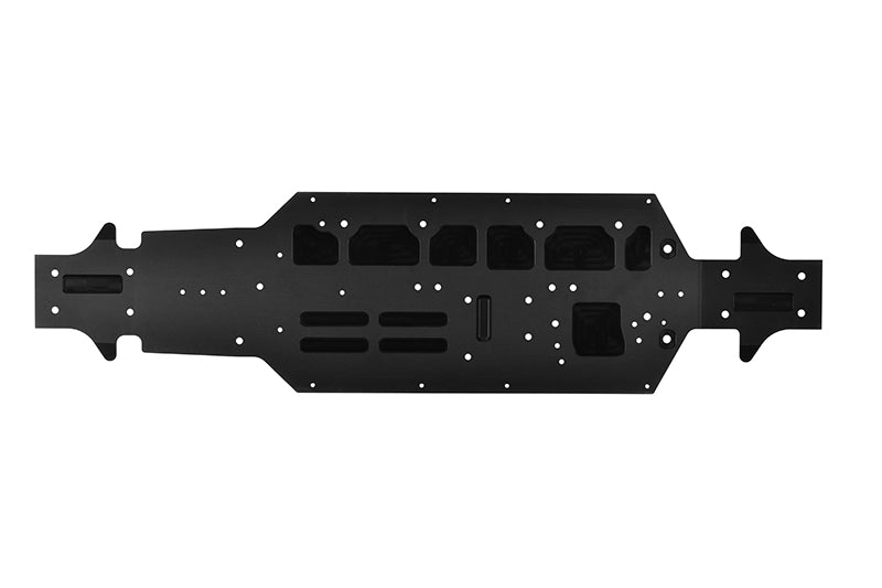 00180-678 - Chassis LWB - Swiss Made 7075 T6 - 3mm - Hard Anodized - Black - Made In Italy