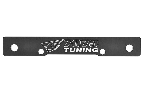 00180-680 - Suspension Arm Mount - RR - Swiss Made 7075 T6 - 3mm - Hard Anodized - Black - Made In Italy