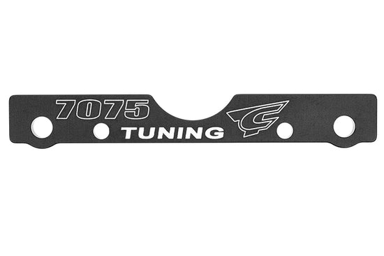 00180-682 - Suspension Arm Mount - FR - Swiss Made 7075 T6 - 3mm - Hard Anodized - Black - Made In Italy