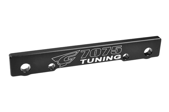 00180-683 - Suspension Arm Mount - FF - Swiss Made 7075 T6 - 3mm - Hard Anodized - Black - Made In Italy