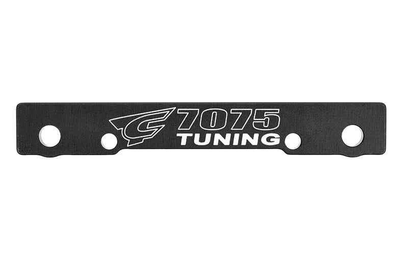 00180-683 - Suspension Arm Mount - FF - Swiss Made 7075 T6 - 3mm - Hard Anodized - Black - Made In Italy