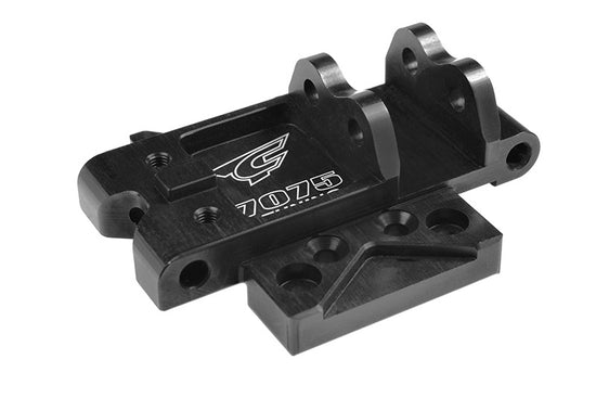 00180-829 - Center Diff Plate, Chassis Brace Holder, Swiss Made 7075 T6, Black, Made in Italy