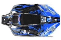 00180-857 - Polycarbonate Body, Asuga XLR, Painted Blue, Cut