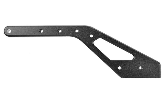 00180-865 - Chassis Brace, Asuga XLR, Rear, Swiss Made 7075 T6, 3mm, Hard Anodized, Black, Made In Italy