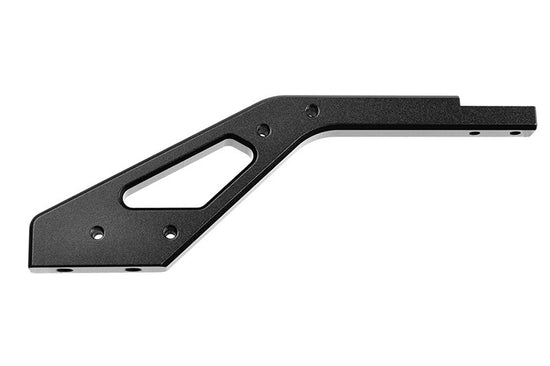00180-866 - Chassis Brace, Asuga XLR, Front, Swiss Made 7075 T6, 3mm, Hard Anodized, Black, Made In Italy