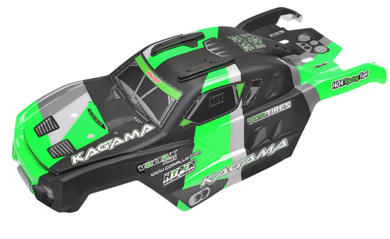 00180-981 - Team Corally Green Kagama Body Painted and Cut