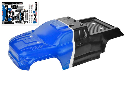 00230-0096-B - Polycarbonate Body - Furago XD - Painted - Cut - Decals - Blue Color - 1 Pc