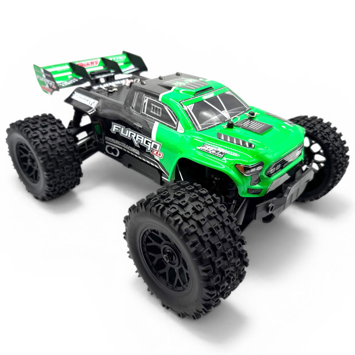 00230-G - Furago XD 4WD 2S Small Scale, RTR Monster Truck, Green