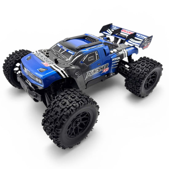 00231-B - Punisher XD 4WD 2S Small Scale, RTR Monster Truck, Blue