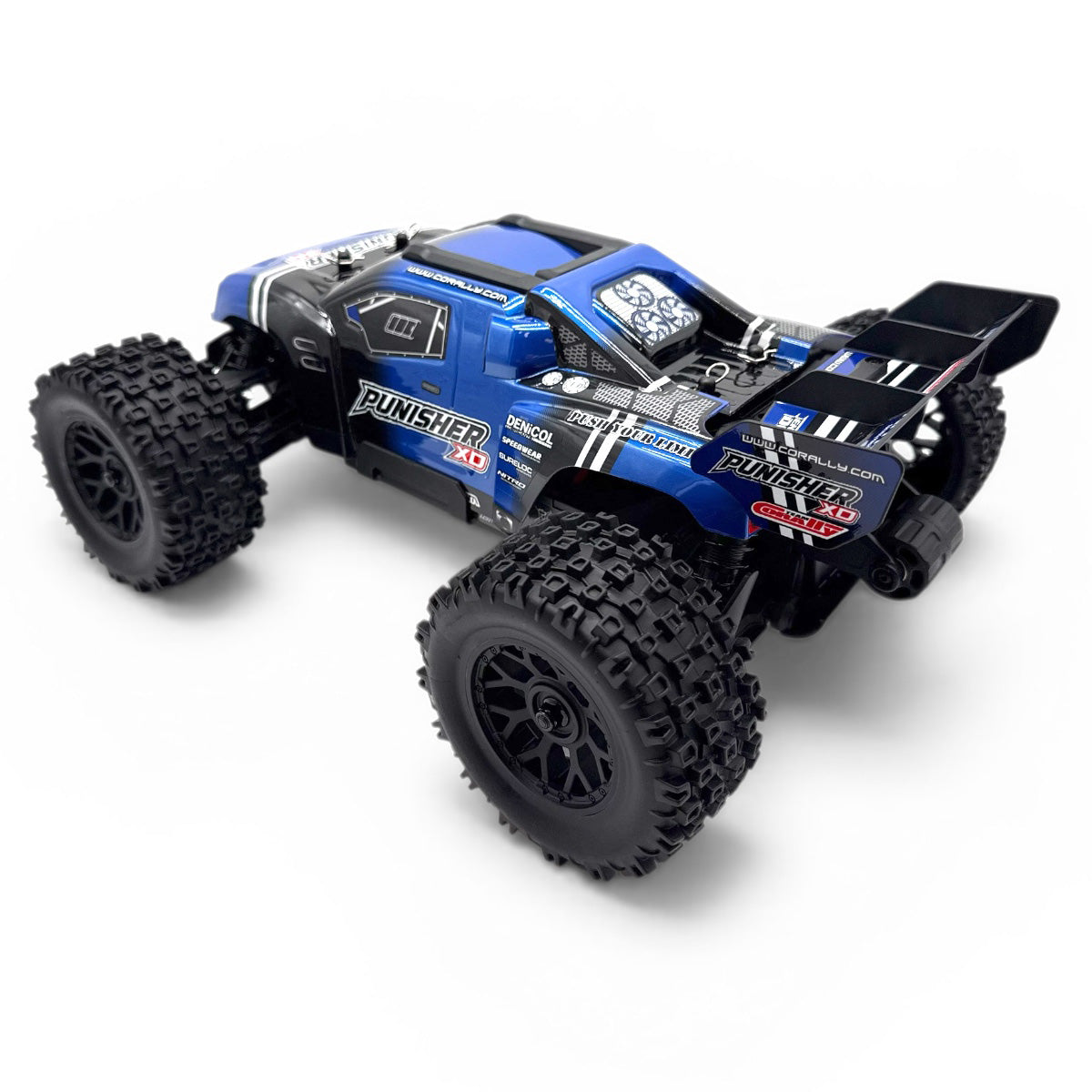 00231-B - Punisher XD 4WD 2S Small Scale, RTR Monster Truck, Blue