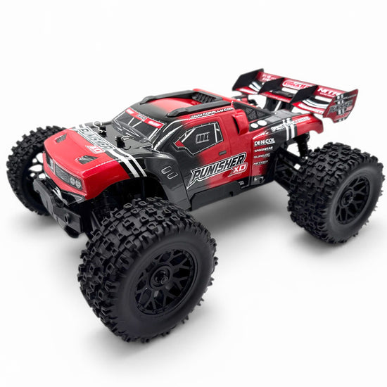 00231-R - Punisher XD 4WD 2S Small Scale, RTR Monster Truck, Red