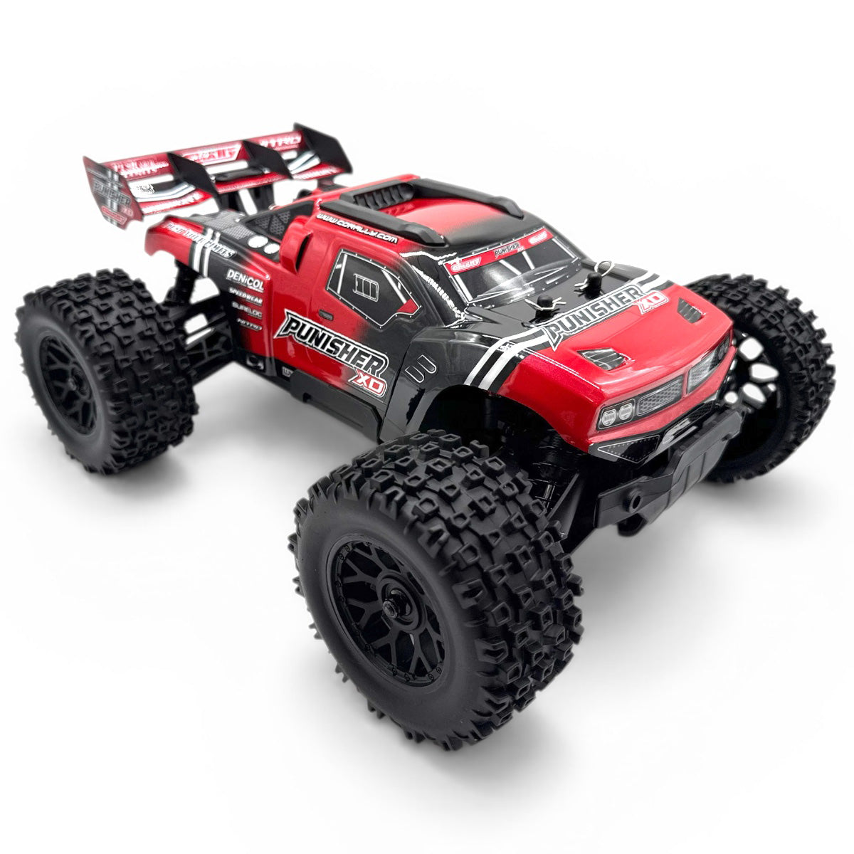 00231-R - Punisher XD 4WD 2S Small Scale, RTR Monster Truck, Red