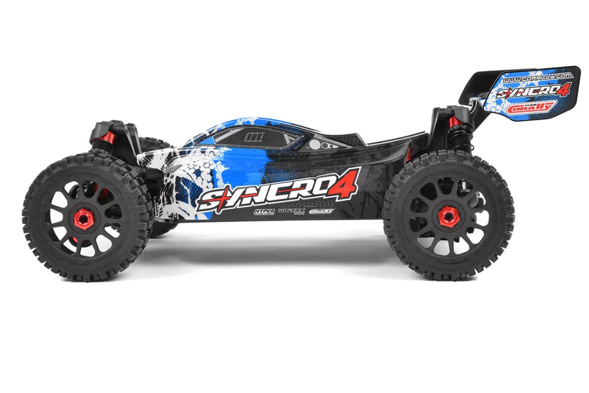 00287-B - Syncro-4 1/8 4S Brushless Off Road Buggy, RTR, Blue