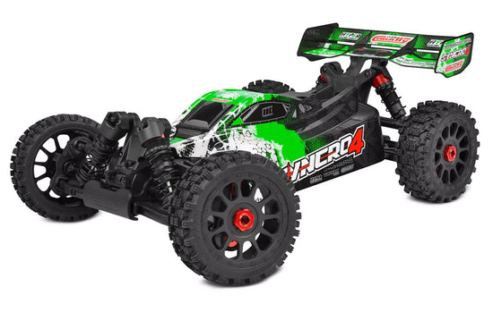 00287-G - Syncro-4 1/8 4S Brushless Off Road Buggy, RTR, Green