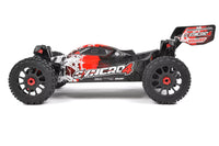 00287-R - Syncro-4 1/8 4S Brushless Off Road Buggy, RTR, Red