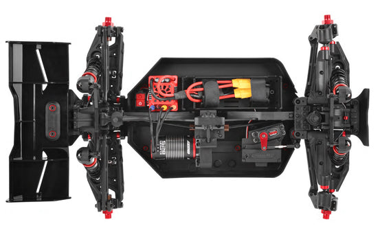 00288-R - Asuga XLR 6S RTR Racing Buggy - Red, Large Scale