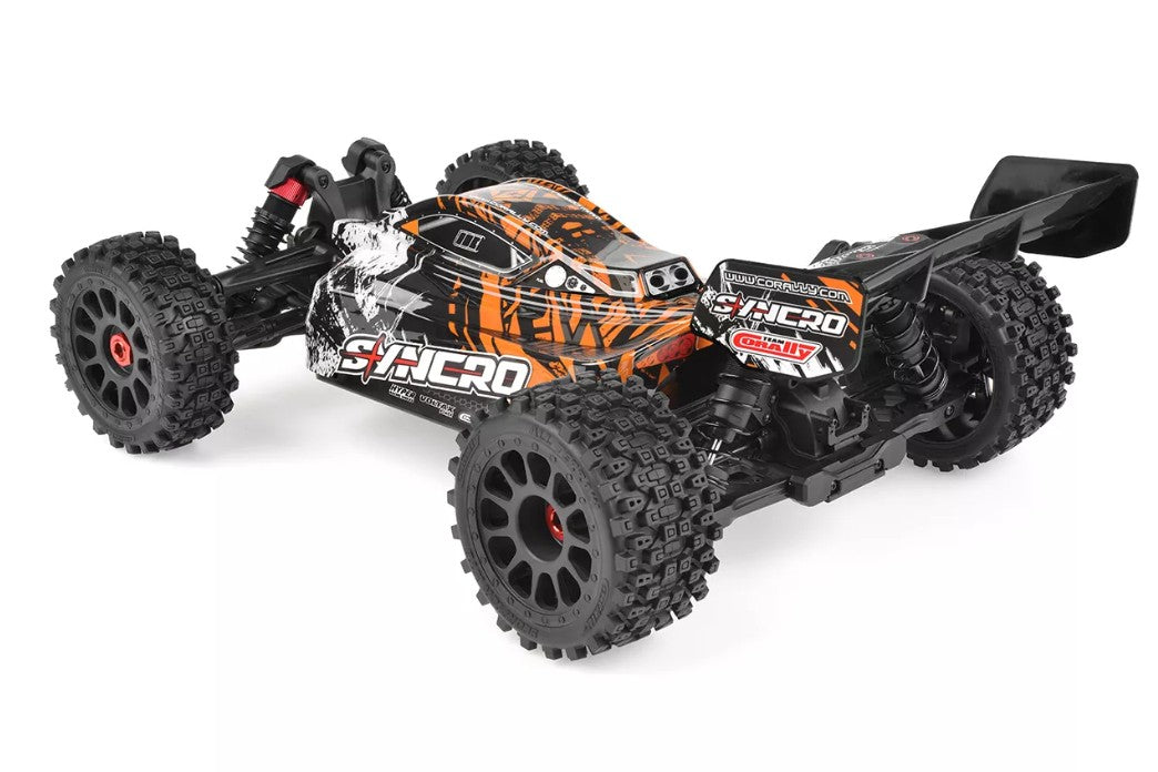 00289-O - Syncro 2WD 1/8 3-4S Brushless Off Road Buggy, RTR, Orange