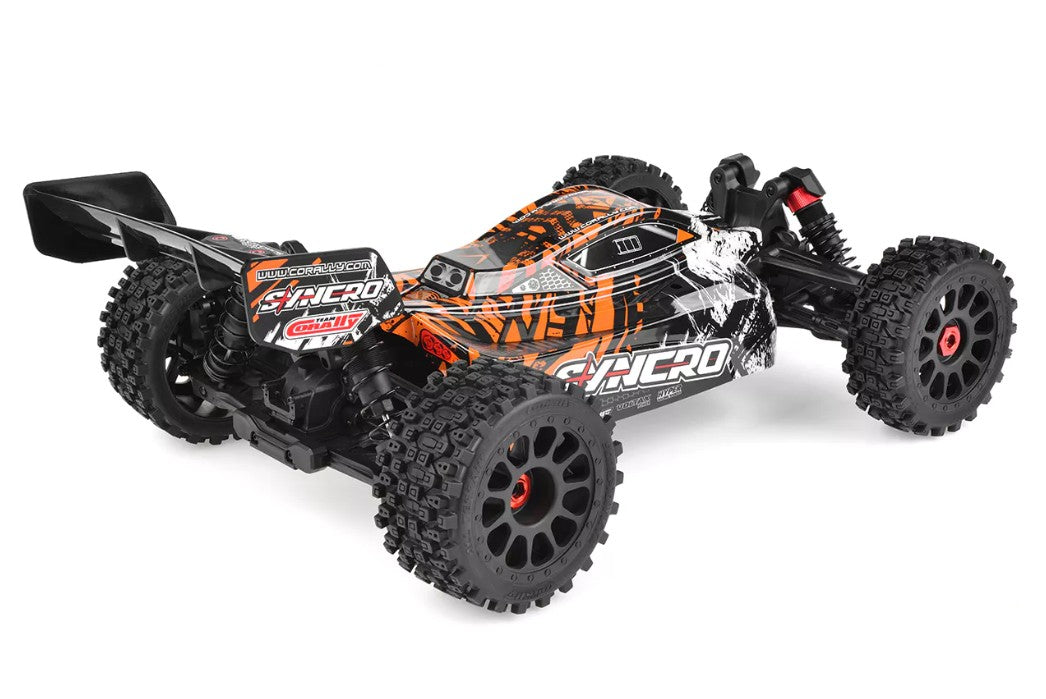 00289-O - Syncro 2WD 1/8 3-4S Brushless Off Road Buggy, RTR, Orange