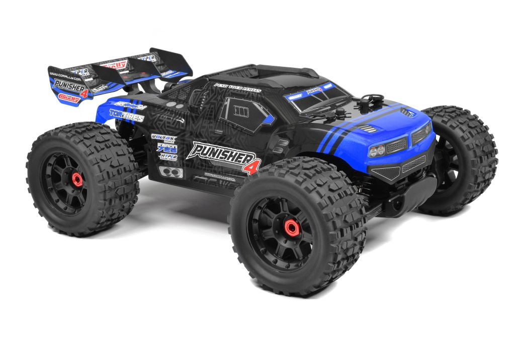 00292-B - Punisher 4S Monster Truck RTR Version, Blue