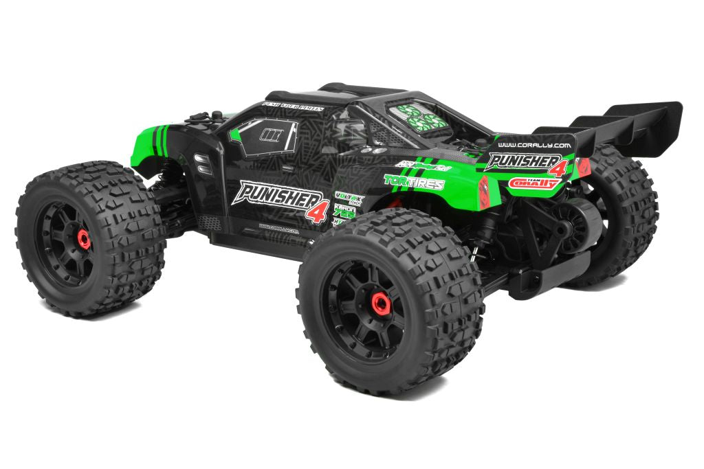 00292-G - Punisher 4S Monster Truck RTR Version, Green