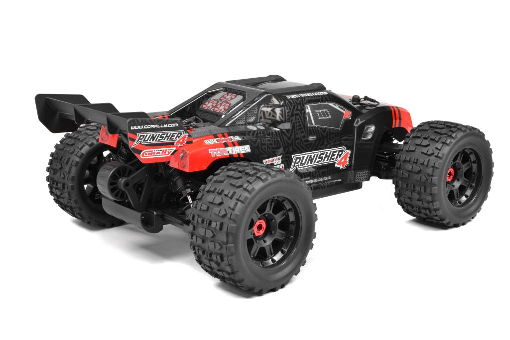 00292-R - Punisher 4S Monster Truck RTR Version, Red