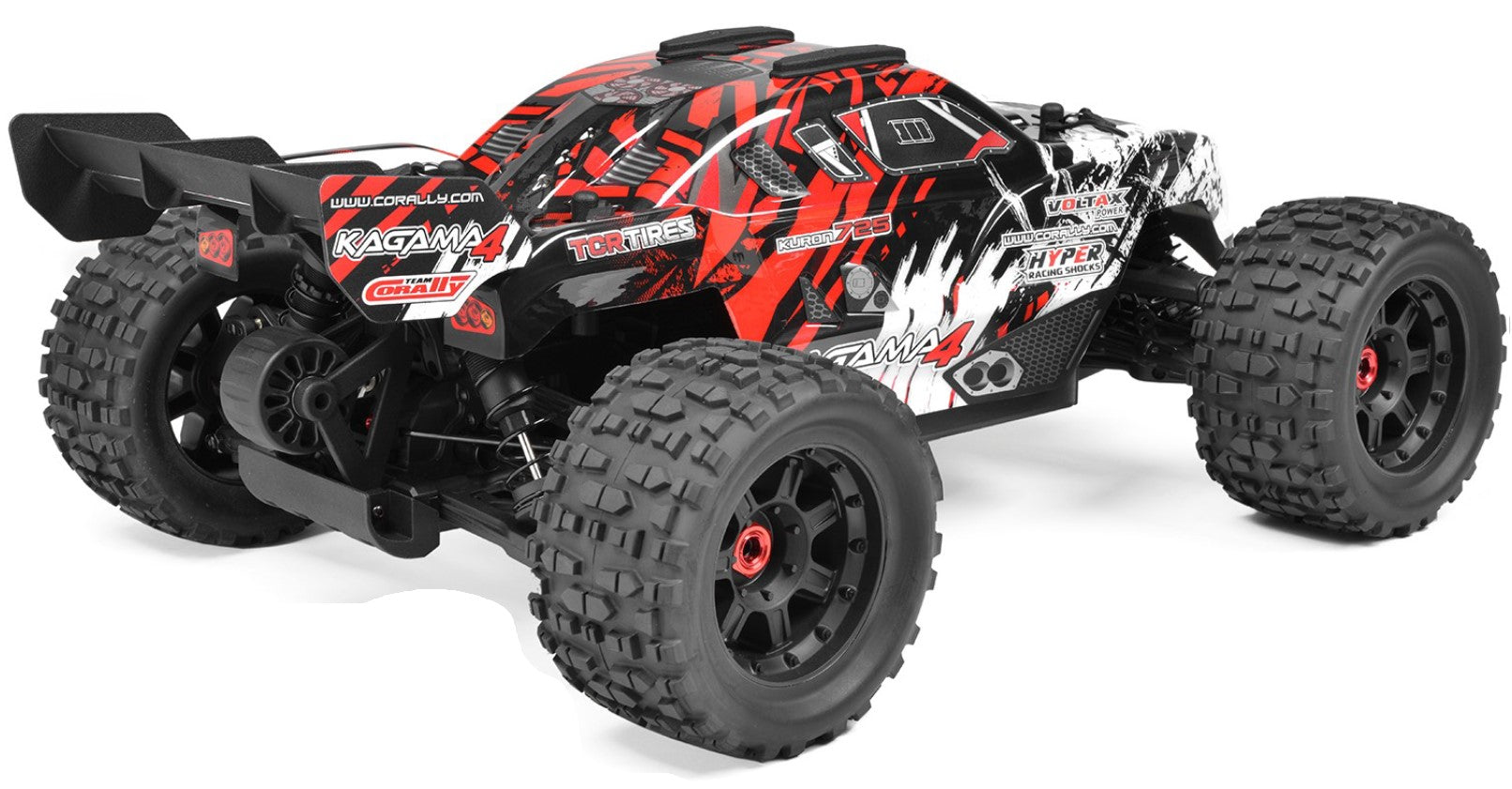 00293-R - Kagama 4 XL 4S Monster Truck, RTR Version, Red