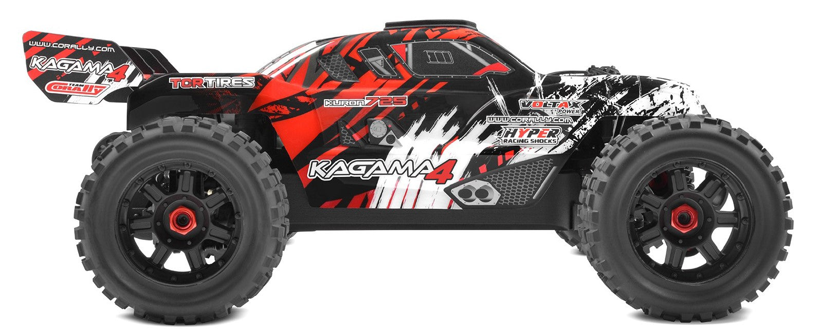 00293-R - Kagama 4 XL 4S Monster Truck, RTR Version, Red