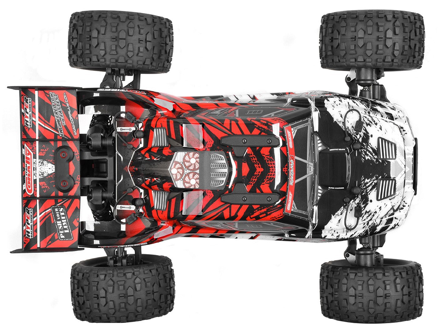 00293-R - Kagama 4 XL 4S Monster Truck, RTR Version, Red