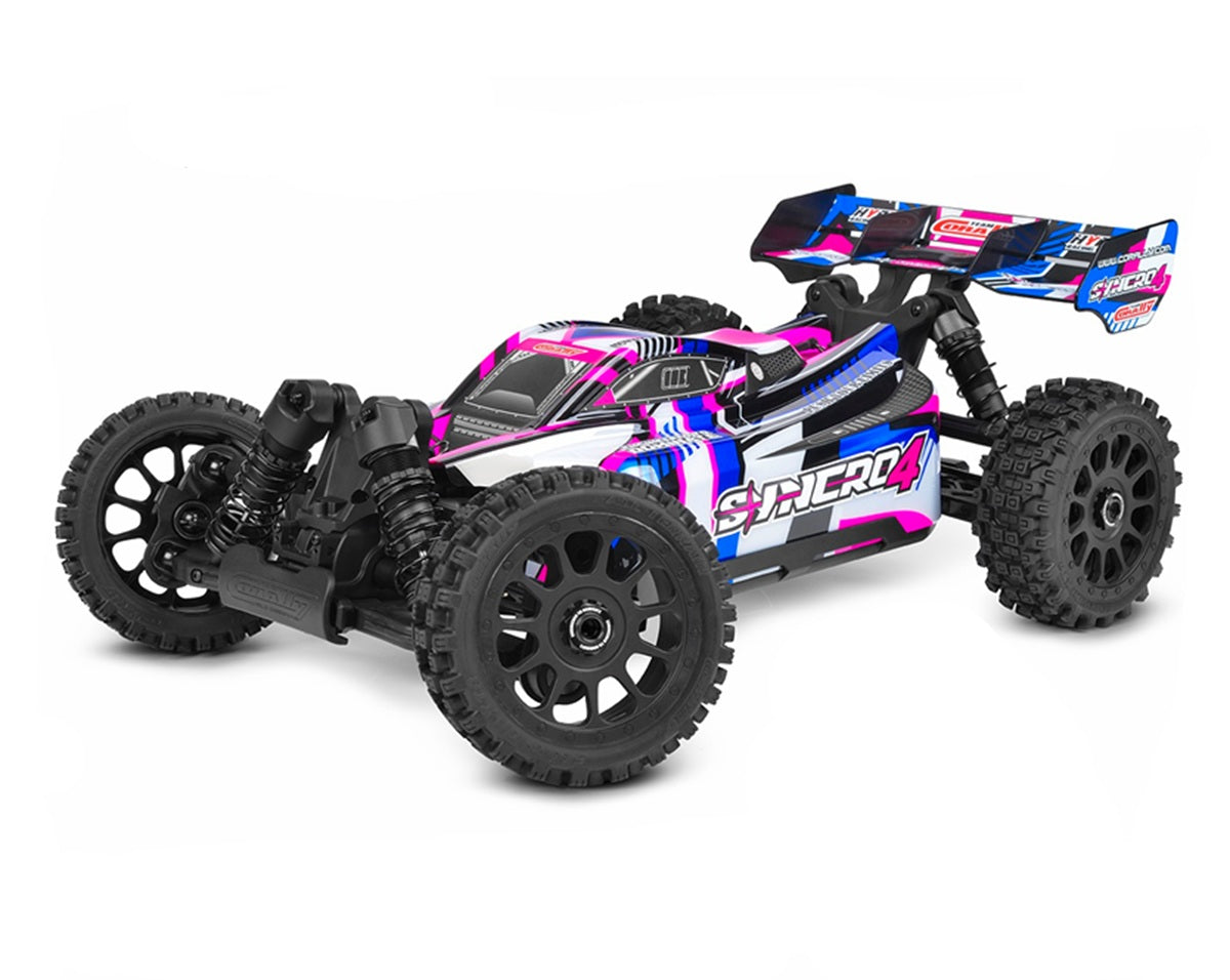 00295-P - SYNCRO-4 1/8 Off-Road RTR Buggy, Pink - Blue