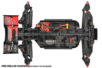 00474-R - Kagama XP 6S Monster Truck, Roller Chassis Version, Red