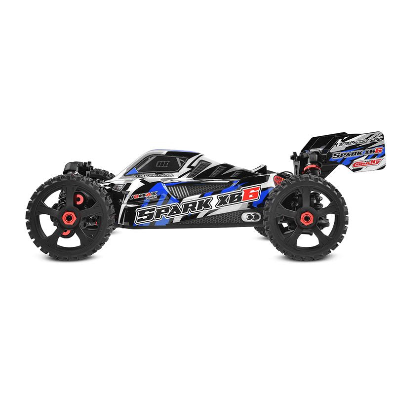 00485-B - Spark XB6 1/8 6S Basher Buggy, ROLLER, Blue