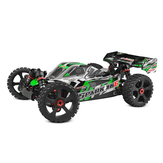 00485-G - Spark XB6 1/8 6S Basher Buggy, ROLLER, Green
