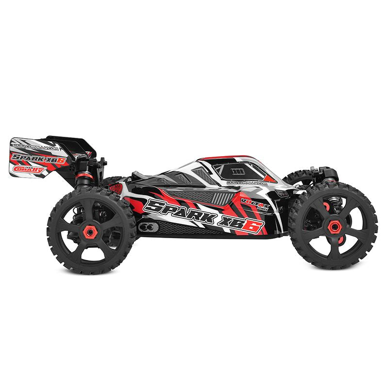 00485-R - Spark XB6 1/8 6S Basher Buggy, ROLLER, Red